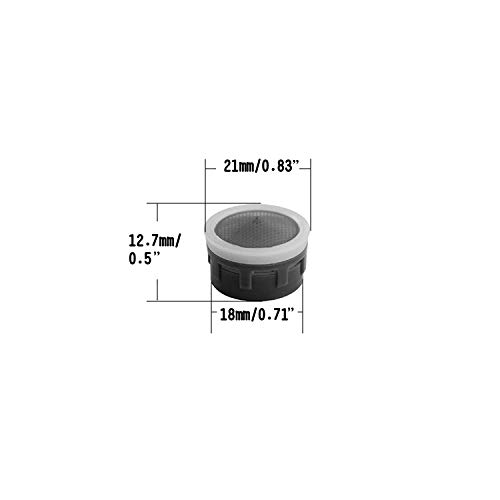 20Set Faucet Aerator Bathroom Sink Aerator with Gasket -Flow Restrictor Insert Faucet Aerators Replacement Parts for Kitchen Bathroom(2.2 gpm Aerator)