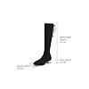 CPARAVANO-Knee-High-Boots-for-Women-I-Black-Boots-for-Women-I-Stretch-Boots-for-Women-with-Block-Heel-I-Thigh-High-Boots-I-Suede-Sock-Boots-I-Lycra-Stretch-Knee-High-Boots