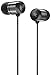Sentey Earbuds Earphones in Ear Headphones Headset in-Line Microphone for Music Running Travel Sleek Twisted Cable Two Pairs of Tips in S/M/L Sizes, Carrying Case Z-ON Gunmetal LS-4206 Kids Men Girls