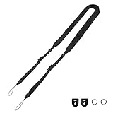 CHMETE Washable Soft Neoprene Camera Neck Strap (Black-3)