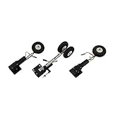 Two Wheeled Shocking Proof Retract Landing Gear Set For 2KG RC Airplane