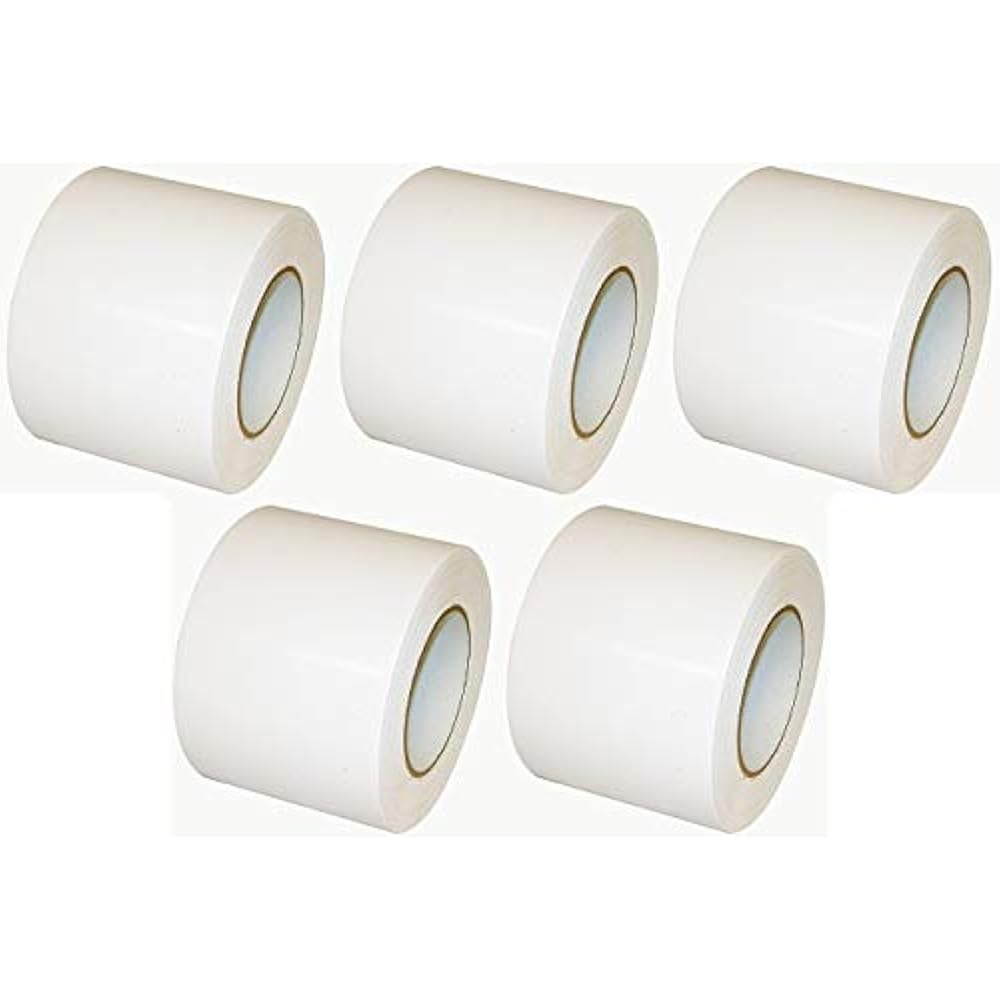 824/WI460 Shrink Wrap Tape (Polyethylene Film) 4" X Yd, White (1