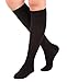 Mojo Compression Socks for Women and Men 20-30mmHg Knee High - Graduated Knee High Compression Stockings for Bariatric Surgery Recovery, Edema, DVT - Black, Medium - AB201