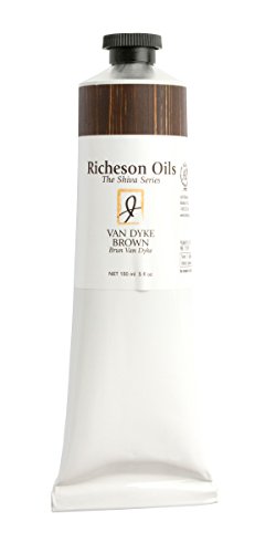 Jack Richeson 125056 Artist Oil Color, Van Dyke Brown, 5 oz