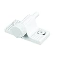 Prime-Line Products U 9850 Lock, 1 in., Zamac Cast Housing w/Aluminum Bolt, White, Twist-In Action