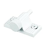 Defender Security U 9850  Lock, 1 in., Zamac Cast Housing w/Aluminum Bolt, White, Twist-In Action