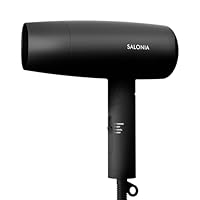 Salonia SL-013AB Speedy Ion Dryer, Black Hair Dryer, Large Airflow, Quick Drying, Lightweight, Negative Ions [Amazon.co.jp Exclusive]
