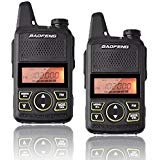 2PCS Original BAOFENG BF-T1 MINI Walkie Talkie UHF 400-470mhz Portable Two Way Radio Ham Radio Micro USB Transceiver