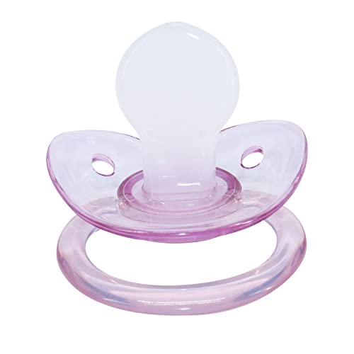 Adult Sized Pacifier Candy Cute Baby Pacifiers (Transparent Pink