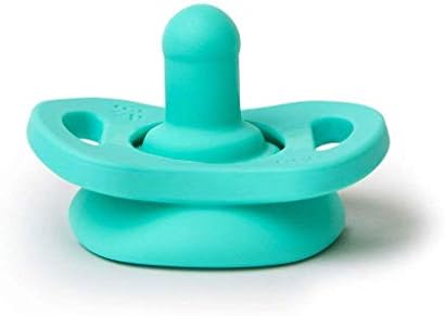 Pop Silicone Baby Pacifier Retractable Soother Toy Bite Lightweight Pacifier (Blue)