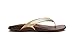 OLUKAI Ohana Women's Beach Sandals, Quick-Dry Flip-Flop Slides, Water Resistant, Wet Grip Soles & Compression Molded Footbed, Pewter/Black, 7