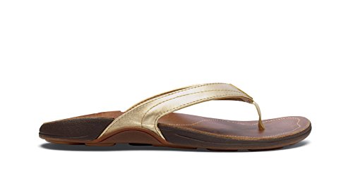 OLUKAIOhana Women's Beach Sandals, Water Resistant Flip Flops, Arch Support & Comfort Fit, Lightweight & Durable, Enhanced Grip & Traction