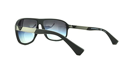 Armani EA4029 Sunglasses 50638G-64 - Black Rubber Frame, Grey Gradient