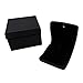 Fascinating Diamonds Deluxe Black LED Lighted Engagement Proposal Ring Box Case PU Leather