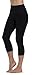 Prolific Health High Compression Women Pants Yoga Fitness Leggings (Small/Medium, Black Capri)