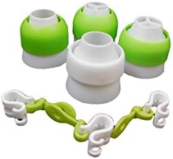 Russian Piping Tip Couplers Allow For Quick and Easy Attaching and Swapping of Piping Tips. Several Combinations Of Couplers Available To Meet Your Decorating Needs (Regular and Sphere)