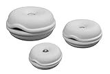 Cable Turtle Organizer 3pc Set - Mini, Small, Large - (White)