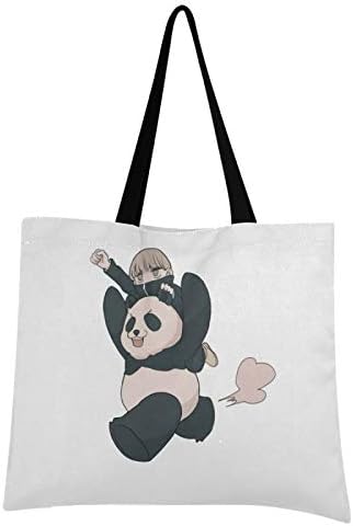 Amazon Gorira キャンバスバッグ トートバッグ エコバック し角 アニメ 呪術 Gorira エコバッグ 買い物バッグ