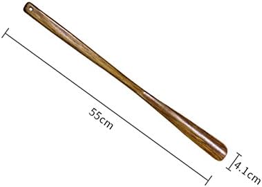JOFE 22"Long Shoehorn Wooden Handle Strong Shoe horn