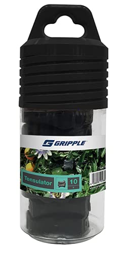 Gripple 10 Pack of Tensioners Easy Way To Trellis & Support Roses Garden Climbers Plants Black