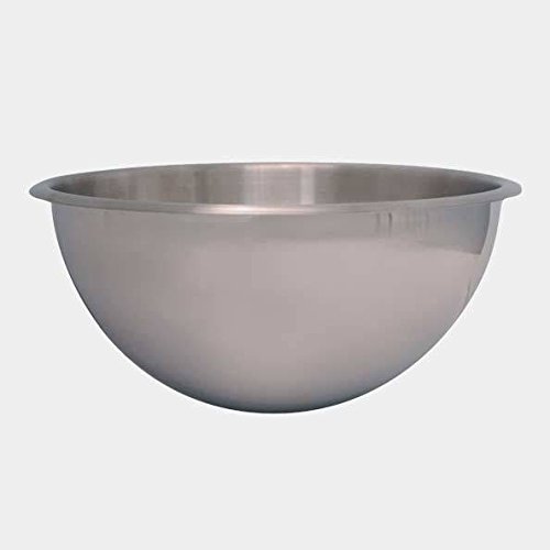 DeBuyer Professional Food Service 24 cm Stainless Steel Hemispherical Bowl without Base or Handles