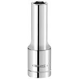 Britool E113758BR Hexagon 1/4" Drive Deep Socket in Display Pack, 10mm
