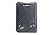 Brady People ID 1840-6661 B-Holder Rigid Plastic Vertical 3-Card Holder, Black