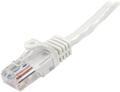 StarTech.com 10m White Cat5e Patch Cable with Snagless RJ45 Connectors - Long Ethernet Cable - 10 m Cat 5e UTP Cable (45PAT10MWH) - Image 3