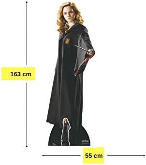 From the Official Harry Potter Books Star Cutouts Lifesize Cardboard Cutout of Hermione Granger (Emma Watson) Hogwarts School of Witchcraft and Wizardry Uniform 163 cm Tall - Image 3