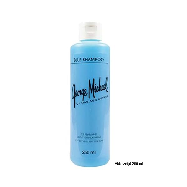 MICHAEL Blue Shampoo 1000ml For Fine to fettendes Easily Smooth