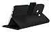 HTC M9 Case, rooCASE [Stand Feature] HTC One M9 Wallet Case [Prestige Folio] - Premium Soft PU Leather Wallet Case Flip Cover with Stand and Credit Card ID Holders for HTC One M9 (2015) Model - Black