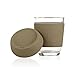 JOCO 12oz Glass Reusable Coffee Cup (Olive)