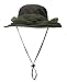 Home Prefer Mens Sun Hat Wide Brim UPF 50+ Bucket Hat with Cover Army Green