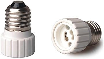 MOEUP 4 x Lampholder for Energy Saving Lamp Adapter Converter of Bulb (E27-GU10)