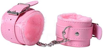 jiayjingxin Adjustable Handcuff, Multifunctional Handcuff, Super Soft Fur Handcuf for Masquerade and Role Playing Props
