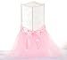 Originals Group® Tulle Chair Tutu Skirt with Sash Bow Chair Covers for Wedding, Party Supplies Decor (1, Baby Pink)