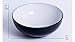 LoveMyBigBowl solid 28oz 7.25inch bowl for pasta, salad soup,noodles, cereals. Black and white microwave safe. Easy to clean. Stackable set of 2.