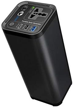 YIYIXIN 120W/41600Mah Aluminium Portable Power Generator,1X AC Outlet,3X USB,LED Torch,Charger External Battery for Smartphone/Tablet/Laptop/Drone/Camera/PC