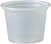 Solo Plastic 1. 0 oz Clear Portion Container for Food, Beverages, Crafts (Pack of 250)