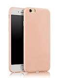 apple iPhone6 6S ultra-thin silicon frosted soft sets(pink)