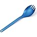 Snow Peak Titanium Spork, Durable Utensil, Compact, Lightweight, Camping, Hiking, Backpacking, Blue, 1 Pack