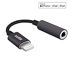 IQIYI 3.5mm Headphone Jack Adapter,Connector for iPhone Xs/Xs Max/XR/iPhone 8/8 Plus/7/7 Plus, iPad and More, Music Control & Calling Function Supported,Headphone Jack Adapter Compatible with iOS11/12