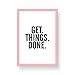 Cupcakes & Kisses Set of 4 Motivation Posters I Inspirational and Motivational Quotes I Poster Size: 8.2 x 11,6 inches Each I Made in Germany