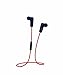 New Red Sports Stereo Wireless Bluetooth Stereo Earbuds Headset Headphone with In-line Microphone and Control, Built in Li-battery, Noise Cancellation Technology, Listen Music or Telephone Clrear