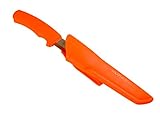 Morakniv Bushcraft Fixed Blade Knife with Sandvik Stainless Steel Blade, Orange, 0.125/4.3-Inch