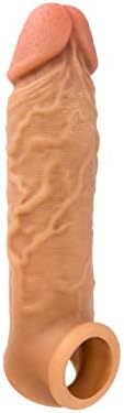 Silicone Extender Enlarger Extension Sheath Elastic Size Sleeve Stamina Enhancer Flesh