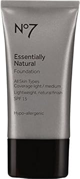 No7 Essentially Natural Foundation Warm Beige Hydrating SPF 15 Buildable