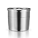 Refillable Coffee Capsules Upgraded Stainless Steel Reusable Coffee Filter Compatible with illy Coffee Capsule Machine