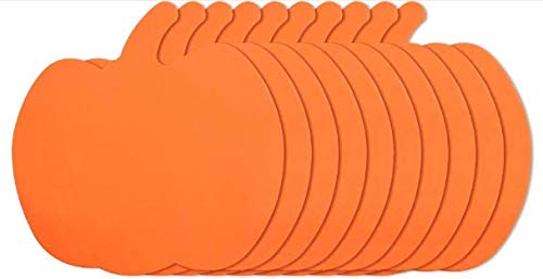 HAKACC Schaum Halloween Kürbis, 40 Stück Halloween Bastel Set Schaum Kürbis Form für Halloween Kinder Bastel Party Dekorationen