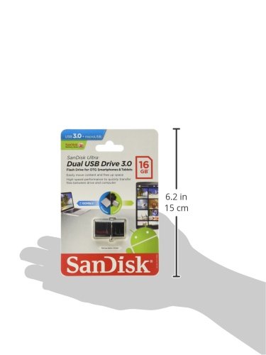 Sandisk Utlra Dual USB Drv 16 GB (SDDD2-016G-A46)
